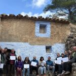 Grup d'alumnes de la 3a edició del Curs de guies del Mas de Burot
